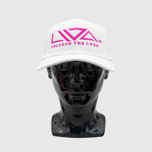 LWA White/Pink Logo Cap
