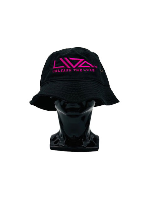LWA Black/Pink Logo Bucket Hat