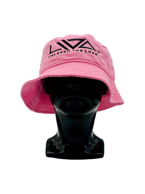 LWA Pink/black Logo Bucket Hat