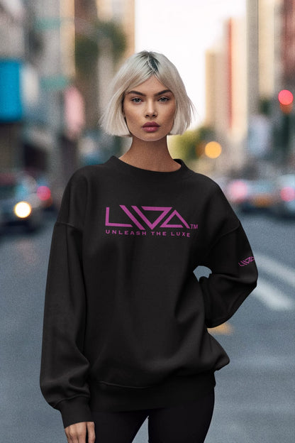 LWA Black Crewneck